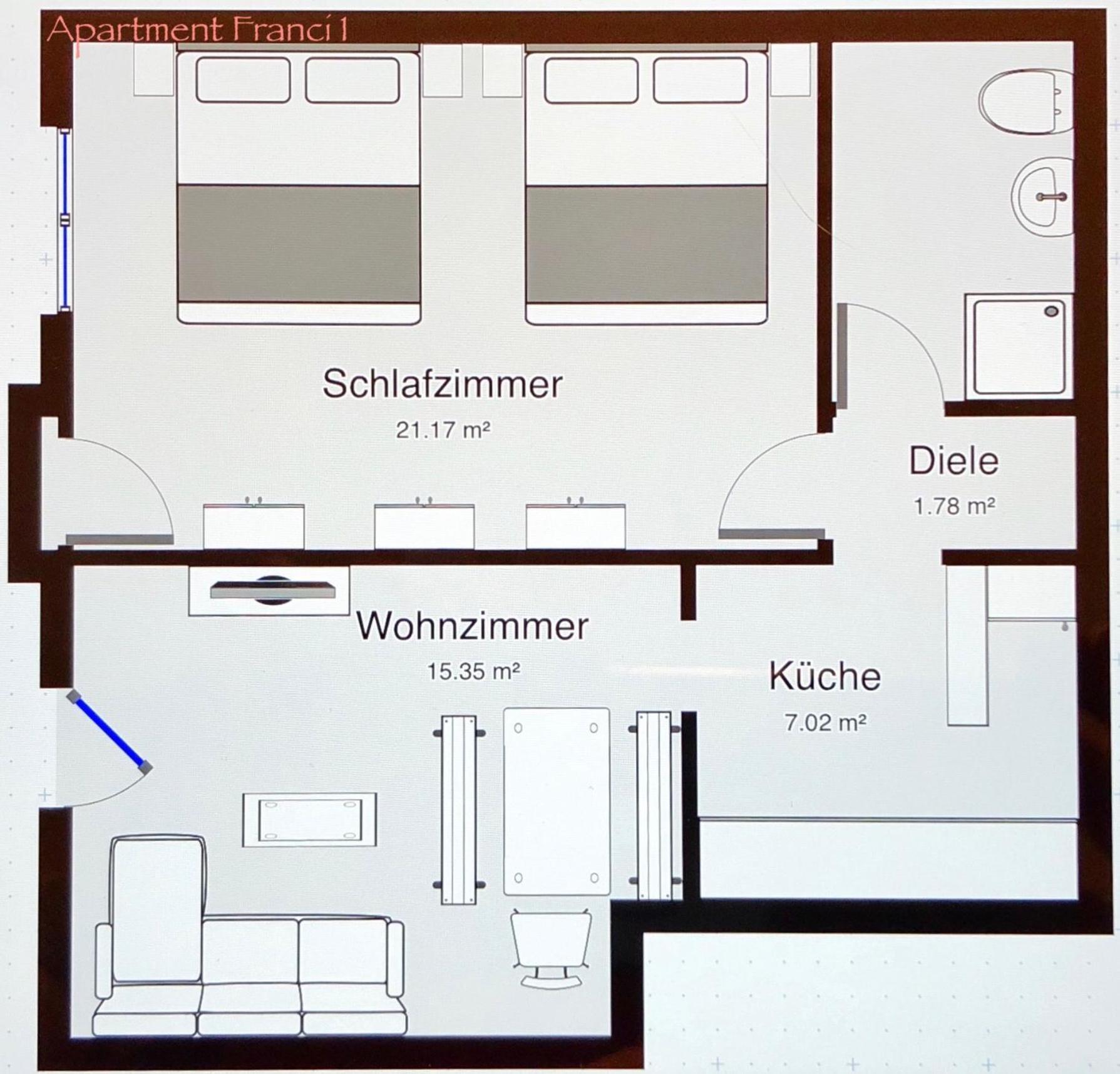 Apartment Franci Wiebelskirchen Экстерьер фото